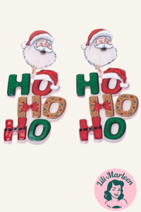 Hængeøreringe; Julemandens HO, HO, HO