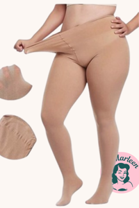 Kraftige strømpebukser: - Nude 