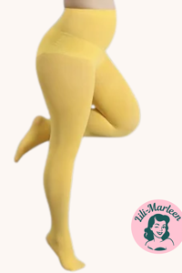 Farvede strømpebukser - gule