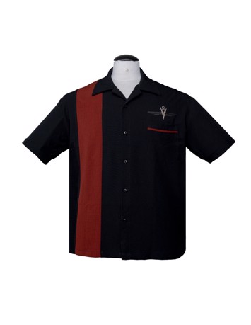 Kortærmet skjorte/bowling shirt - Steady Clothing -   V8 Classic Shirt