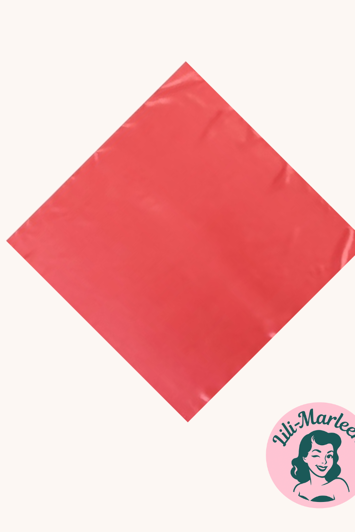 Satin tørklæde til håret eller hals, melon