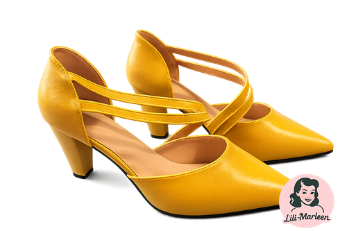 Miss Bonnie Heels – Vintage pumps med 8 cm hæl i klassisk 50’er stil