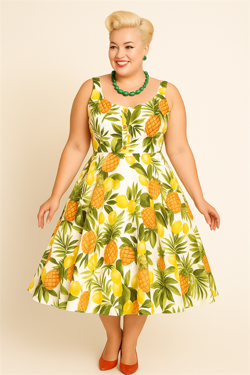 Swingkjole: Miss Tropical Twist