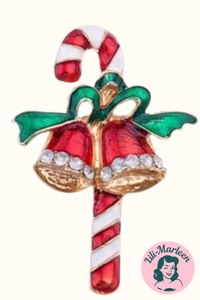 Broche - slikstokke med klokker