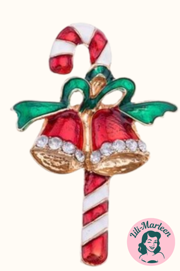 Broche - slikstokke med klokker