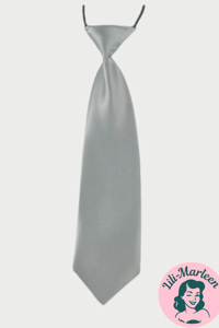 Børne slips, mørkegrå 