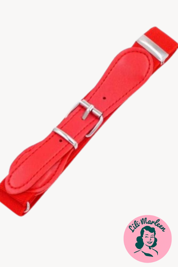 Bælte elastisk til børn, rød