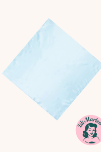 Satin tørklæde til håret eller hals, lys mint