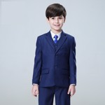 Børne jakkesæt: Altlas - mørk kongeblå - drengejakkesæt i 5 dele 