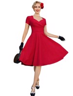50´er kjole - Miss Lady in red
