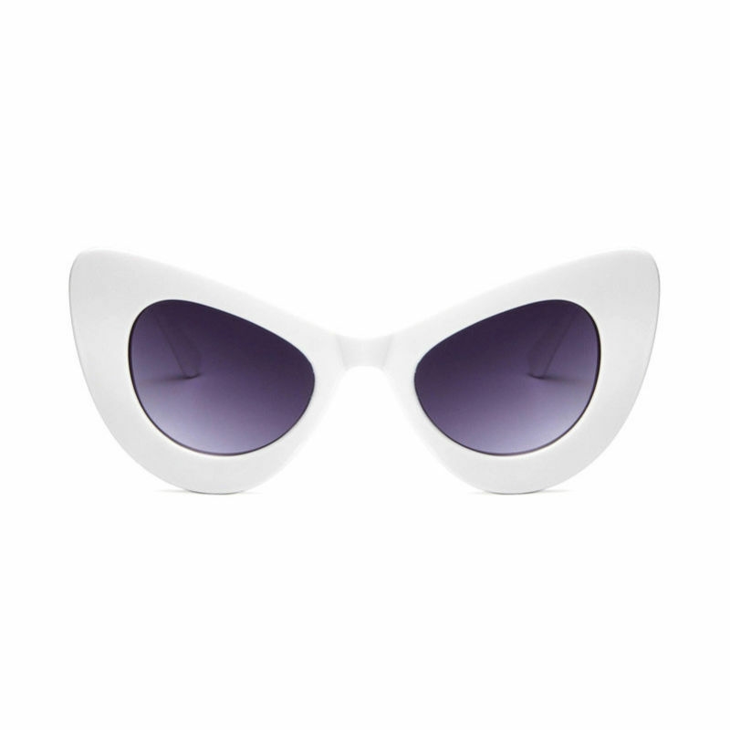 Cateye solbriller, kant hvide