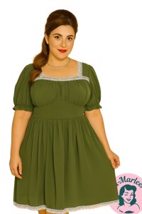 Oktoberkjole - Didi - Grundkjole i grøn