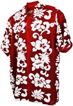 60´s Hawaii Skjorte  San Diego Red - Hawaiian Shirt