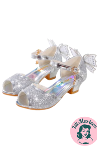  Børnefest sandal, Farfalla, sølv