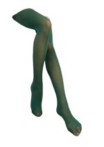 Farvede strømpebukser: - grøn (Onesize) 💚