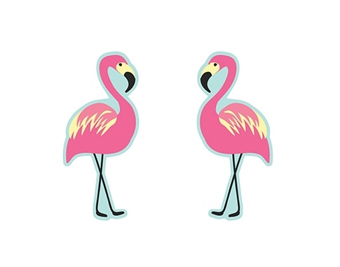 Ørestikker -  flamingo, pink