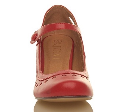 Heartly røde: Søde røde sko med mange hjerter