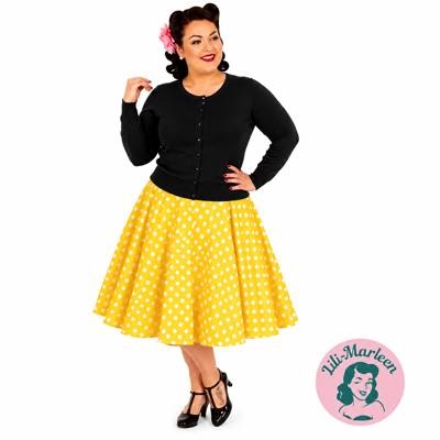 Lady Love Klassisk hvid cardigan til vintage- og rockabilly-look