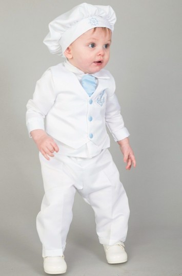 Baby jakkesæt: Lille Magnus, lyseblå: sømandsdåbs jakkesæt eller lille brudesvend  