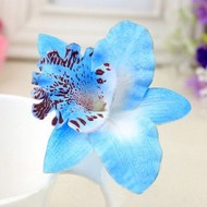 Blå orkide hårclips