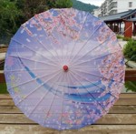 Solparaply/ parasol - lyseblå eventyr