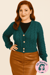 Cardigan, Carla cardigan - Teal