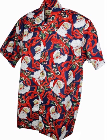 60´S HAWAII Vintage Santa SS - Hawaiian Shirt