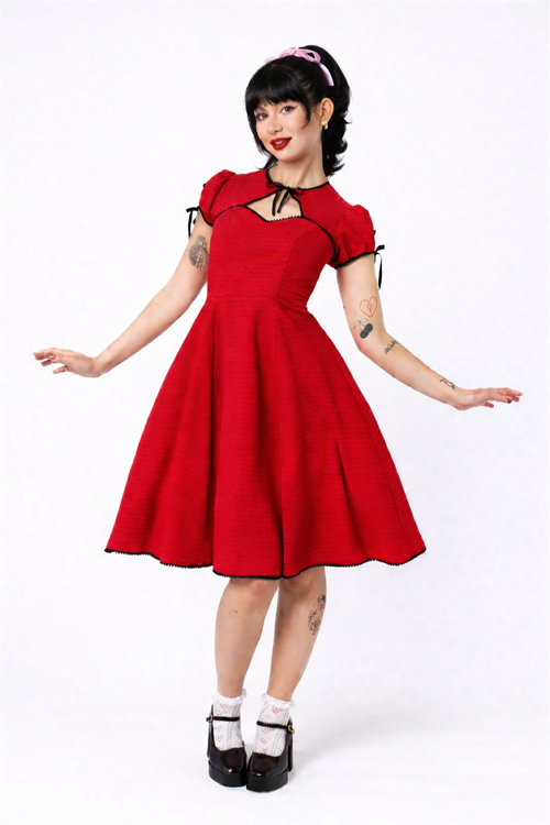 50'er Swingkjole - Miss Sassy Scarlet
