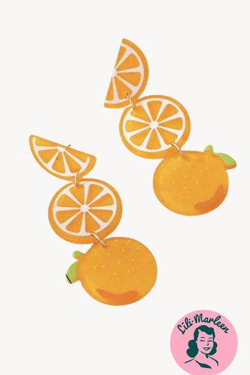 Solrige citrus-øreringe – friskhed, farver og sommerglæde