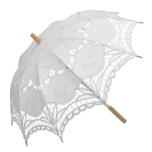 Sol paraply/Brude parasol, hvid