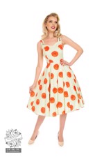 50´er kjole - Bente med blodappelsiner 