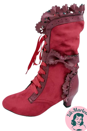 Støvler,  Daniella - rød