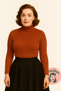 Højhals: SPIROS - Rust; En klassiker i dit klædeskab