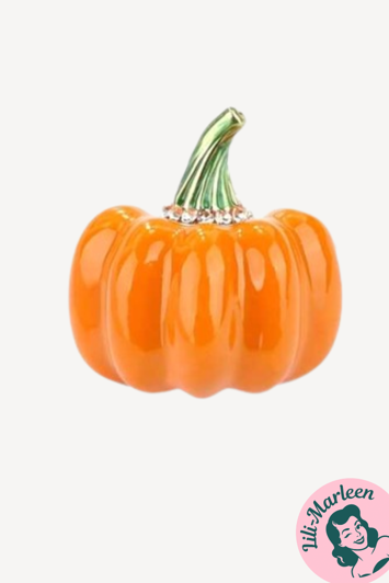 Broche græskar - sødt græskar med små glitrende sten