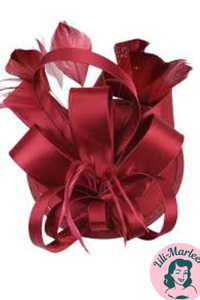 Betager på hårbøjle, vinrød