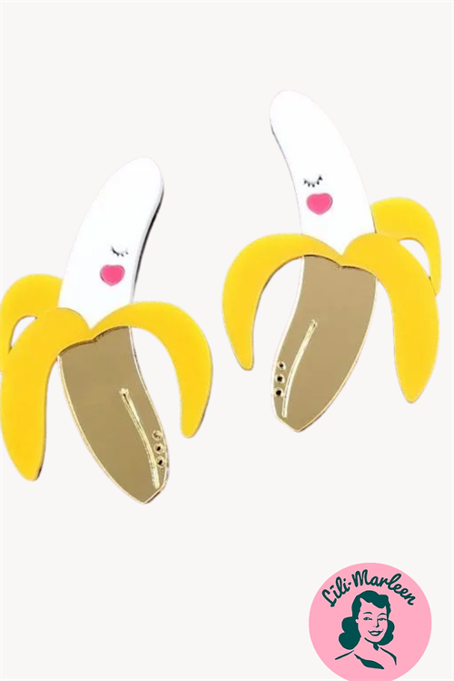 Cheeky Banana – ørestikker med bananer og glimt i øjet