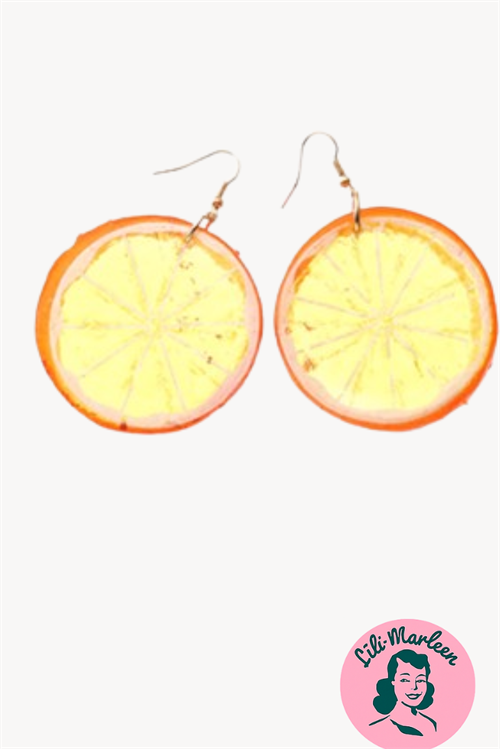 Juicy Slice – citrusøreringe med saftig retrocharme