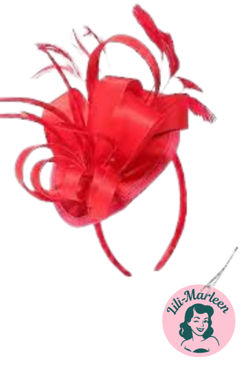 Betager på hårbøjle, rød