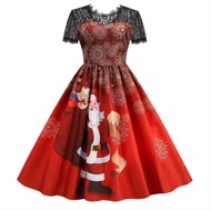 Julekjole: Christmas Lace, Santas comming red