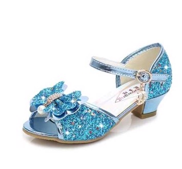 Børnefest sandal, Miss Cindrella, Blå