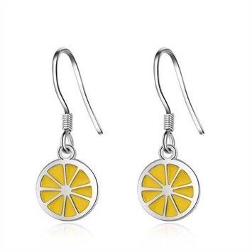Søde 925 sølv øreringe citroner - vi elsker citroner