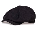 Peaky Blinders Newsboy Cap - sort - Velegnet til sommerbrug 