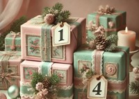 Adventskalender - 4 personlige gaver - deluxe