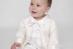 Baby jakkesæt: Lille Esekild, ivory - dåbs jakkesæt eller lille brudesvend 