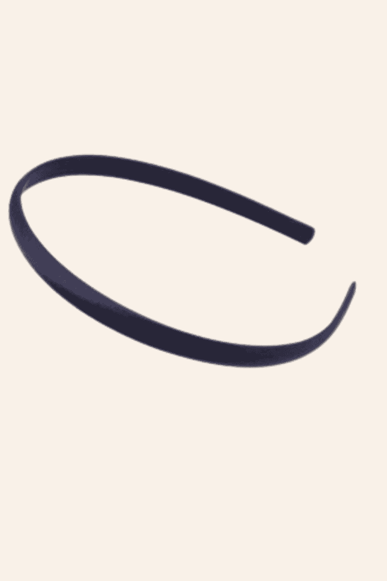 Satin hårbøjler, smalle/tynde 1cm