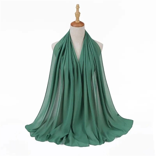  Chiffon Sjal, Pistacie 
