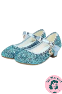 Helena børnefestsko, frostblå