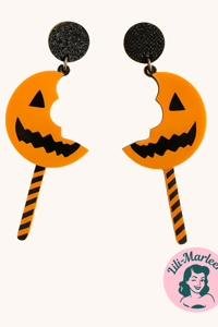 Hængeøreringe -  Skøre græskar