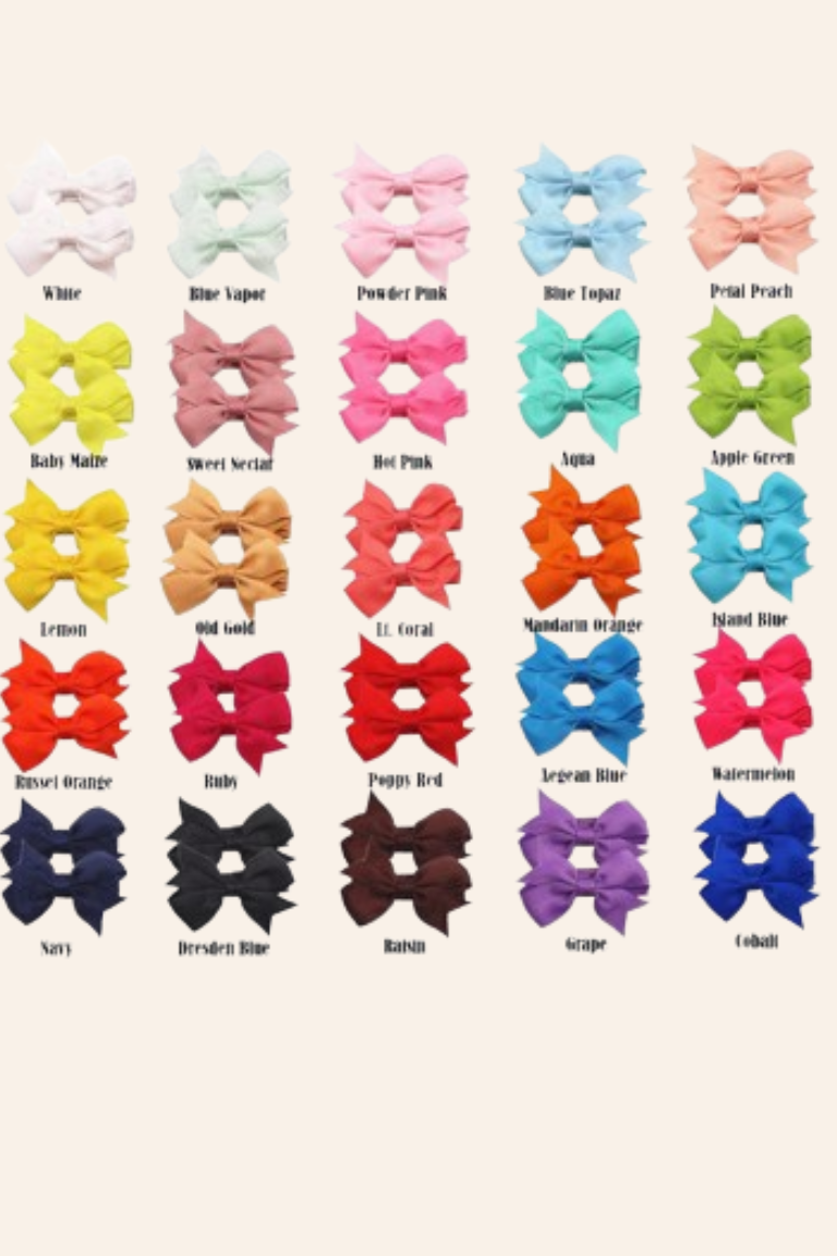 Hårsløjfer mikro 5 cm