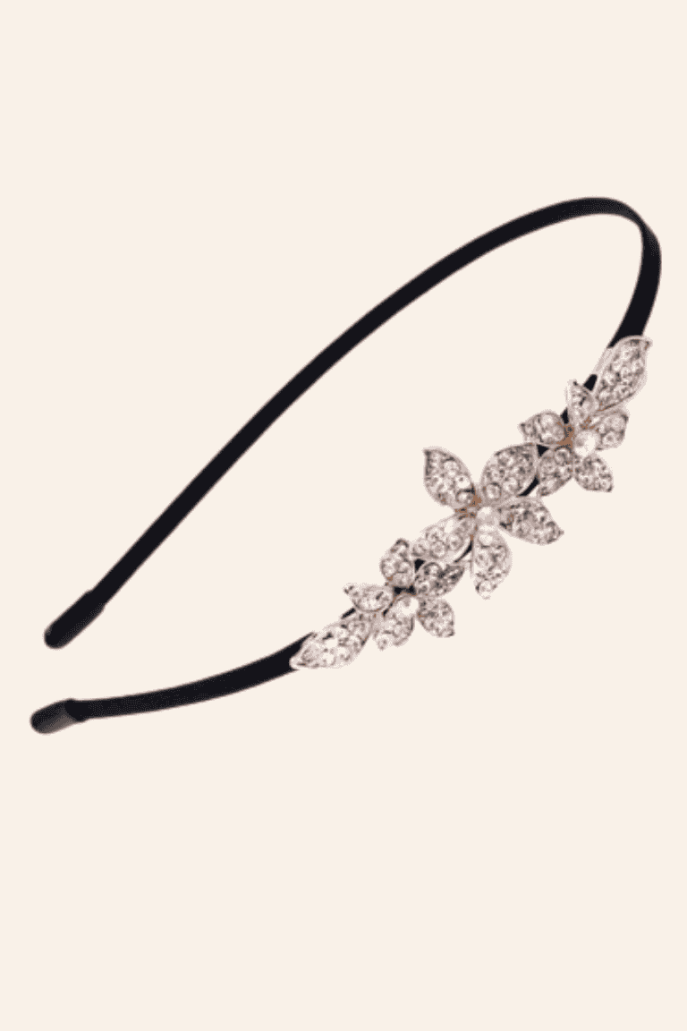 Hårbøjler med sten & perler 